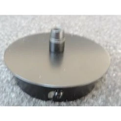 Nouveau 🎉 Patère De Plafond Saillie Ronde Ø 85mm Noire H39mm 1 Passe-fil Intérieure Pour Suspension FITU SLV DECLIC 132600 🧨