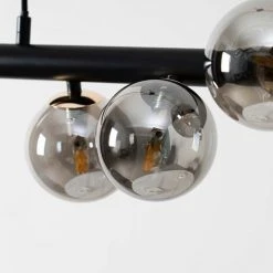 Meilleure vente ✨ KOSILUM Grande Suspension élégante à 7 Verres Fumés - Nizzalo - Argenté / Chromé ✨ -Suspension Soldes 43007446 3