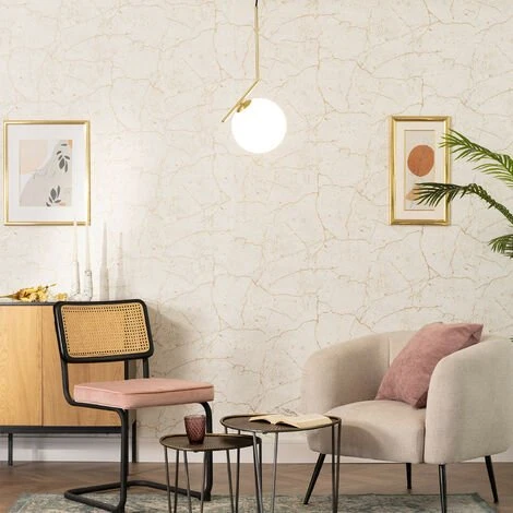 Top 10 ✨ Suspension Métal Et Verre Moonlight ILUZZIA Doré - Doré 🛒 2 Top 10 ✨ Suspension Métal Et Verre Moonlight ILUZZIA Doré - Doré 🛒 – Image 2