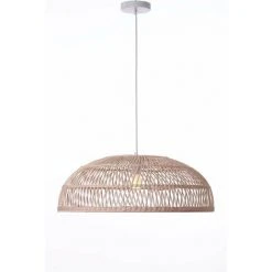 Tout neuf 💯 LUMISKY Suspension Intérieur LUCIA NATURAL Beige Rotin D60CM - Beige ❤️