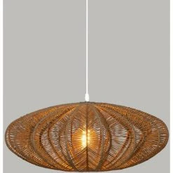 Tout neuf ✔️ Suspension Papier Tery Nature D 57 Cm - Atmosphera - Beige 🎉 -Suspension Soldes 44261912 4