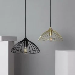 Vente flash 🎁 LEDKIA Suspension Métal Kibanda Alfarb Doré - Doré ⌛ -Suspension Soldes 44823646 5