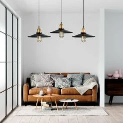 Promo ❤️ BARCELONA LED Lampe Pendante Rétro "CLOCK WORK" Avec Douille E27 60W ✔️ -Suspension Soldes 46343614 4