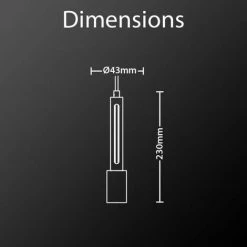 Nouveau ⭐ XANLITE - Suspension Aiguille En Métal Noir, Culot E27 - COSDEAIB ⭐ -Suspension Soldes 47378145 4