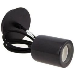 Promo 🤩 XANLITE - Suspension à Douille En Marbre Noir, Culot E27 - SDM01EB 😍 -Suspension Soldes 47378489 4