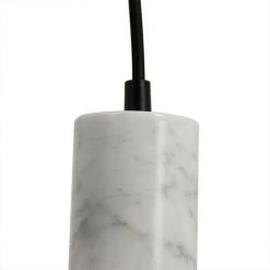 Offres 🔥 XANLITE - Suspension à Douille En Marbre Blanc, Culot E27 - SDM01EW ✨ -Suspension Soldes 47378628 4