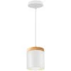 Grosses soldes ⭐ WOTTES Lustre Suspension Fer Forgé Intérieur Minimaliste Moderne E27 Lampe Suspension Décorative (blanc) - Blanc 😀