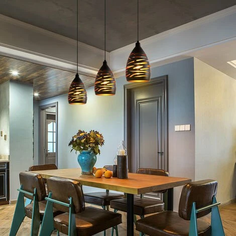 Top 10 ✔️ GOECO Moderne LED Suspension Luminaire, Lustre Industriel En Creux Sculpté, Lampe De Plafond En Métal Cage Pendentif Abat-Jour Noir E27 Lampe Pour Salon Cuisine Couloir Restaurant Loft Café Bar 🥰 4 Top 10 ✔️ GOECO Moderne LED Suspension Luminaire, Lustre Industriel En Creux Sculpté, Lampe De Plafond En Métal Cage Pendentif Abat-Jour Noir E27 Lampe Pour Salon Cuisine Couloir Restaurant Loft Café Bar 🥰 – Image 4