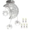 Bon marché 🤩 STOEX Plafonnier Industrielle Mini Lune étoiles LED Lustre Suspension Luminaire Aluminium 20cm Moon Avec 5 Ampoules Pour Enfants Chambre (Lumière Blanche Froid) 🎁