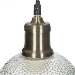 Coupon ❤️ Suspension Transparente "kat" En Verre Strié Diamètre 15 Cm Atmosphera - Coloris Assortis 😉 -Suspension Soldes 49306223 3