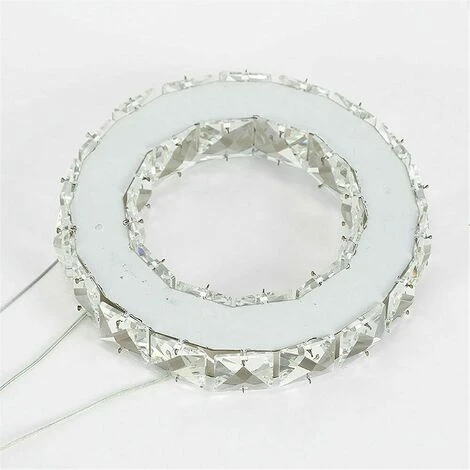 Meilleure vente 🔔 GOJOY Lustre à LED Rond En Cristal - 72 W - Source De Lumière à économie D'énergie - Intensité Variable Avec Télécommande - Pour La Maison, Le Salon, Le Couloir 🛒 3 Meilleure vente 🔔 GOJOY Lustre à LED Rond En Cristal - 72 W - Source De Lumière à économie D'énergie - Intensité Variable Avec Télécommande - Pour La Maison, Le Salon, Le Couloir 🛒 – Image 3