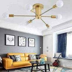 Budget 👏 COMELY Plafonnier Industriel Vintage, 6-Lumières Lampe Plafond Moderne, Luminaire Plafonnier E27 Base, Lustre Suspension En Metal Pour Salon, Chambre, Cuisine, Salle à Manger, Couloir, Loft 🎁 7 Budget 👏 COMELY Plafonnier Industriel Vintage, 6-Lumières Lampe Plafond Moderne, Luminaire Plafonnier E27 Base, Lustre Suspension En Metal Pour Salon, Chambre, Cuisine, Salle à Manger, Couloir, Loft 🎁 -Suspension Soldes 50150741 3