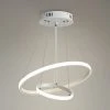 Nouveau ✨ GOECO Suspension Luminaire LED, Lustre Circulaire Moderne, Suspension Blanc 4000K, Lampe De Plafond éclairage Intérieur De La Chambre à Coucher Du Salon ⌛