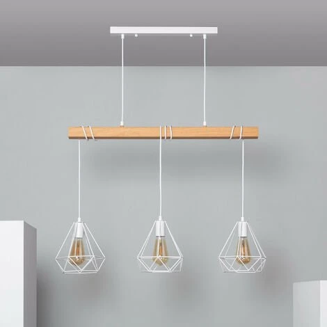 Meilleur prix 🛒 LEDKIA Suspension Métal Sardo 3 Spots Blanc - Blanc 🤩 1 Meilleur prix 🛒 LEDKIA Suspension Métal Sardo 3 Spots Blanc - Blanc 🤩