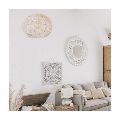 Top 10 🥰 SILAMP Suspension Rotin Naturel Ronde Beige 38cm Pour Ampoule E27 - Selon Ampoule ⌛ 3 Top 10 🥰 SILAMP Suspension Rotin Naturel Ronde Beige 38cm Pour Ampoule E27 - Selon Ampoule ⌛ – Image 3