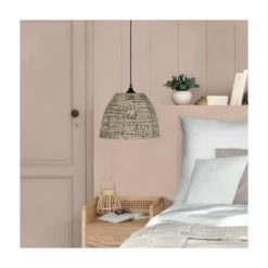 Les meilleures critiques de ✔️ SILAMP Suspension Rotin Naturel Cône 35cm Pour Ampoule E27 - Selon Ampoule 🎁 -Suspension Soldes 50883851 3