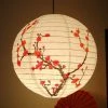 Meilleure vente 🧨 VERSAILLESFR 40cm Papier Prunier Ronde Lanterne Abat Oriental Chinois Style De Light Restaurant De SoiréE De Mariage DéCoration IntéRieure Cadeaux, Versailles ⭐