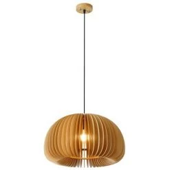 Les meilleures critiques de 🌟 ELLE Lampe De Chambre Rétro Japonaise Rétro Lustre En Bois Lampe De Restaurant Créative étude Lampe D'art De Citrouille Médiévale, Diamètre 18cm ❤️