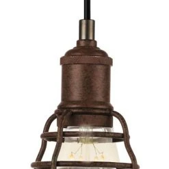 Promo ⭐ EGLO Lampe Suspendue PORT SETON 25 W Marron Antique 49809 - Brun 👏 -Suspension Soldes 5099069 4