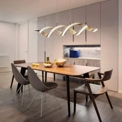 Top 10 💯 ZMH LED Lampe Suspension 29W Luminaire Plafonnier Lustre Salon Plafonnier Salle De Moderne Hauteur Blanche Chaude 3000K Pour Salle à Manger Salon Café Hôtel Bureau 🎉 -Suspension Soldes 51586280 4