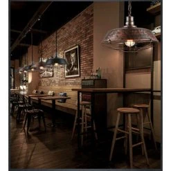 Tout neuf 🔥 Minetgnon Lustre Suspension E27 Luminaire Moderne Style Industrielle En Métal - Ø26 Cm ⭐ -Suspension Soldes 51929944 5