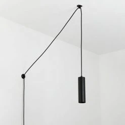 Tout neuf 💯 BARCELONA LED Lampe Suspendue Avec Prise Et Interrupteur, GU10, "RIM' | Noir - Noir ⭐ -Suspension Soldes 52977431 3