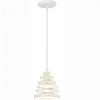 Grosses soldes ❤️ AXHUP Lustre Rétro Cage Forme De Ressort Suspension Luminaire Industrielle E27 15cm Blanc 🎁
