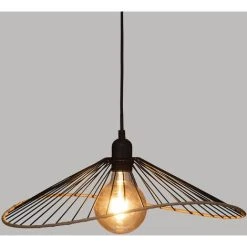 Offres 🎁 HOMEMAISON Suspension Moderne En Métal Noir 45 X 17,5 Cm - Noir 🎉
