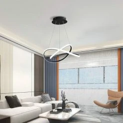 Sortie ✨ COMELY Lustre LED Moderne, Plafonnier LED En Aluminium, Lampe Suspension 35W 3150lm Pour Salon, Salle à Manger, Chambre 😀 -Suspension Soldes 54148527 3