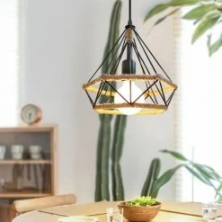 Remise ⭐ Lustre Rétro Lustre De Salon 25cm En 1 Pcs FUIENKO 🎁 -Suspension Soldes 54330717 3