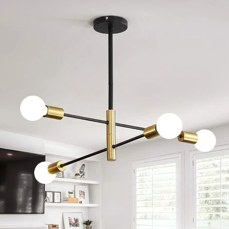 Nouveau ✨ GOECO Suspension Luminaire LED, Lustre Industriel Rétro Noirs E27, Plafonnier à Angle Réglable à 180 °, Lumières Vintage Pour Salon Cuisine Chambre Salle à Manger (Ampoule Non Incluse) 🎉 1 Nouveau ✨ GOECO Suspension Luminaire LED, Lustre Industriel Rétro Noirs E27, Plafonnier à Angle Réglable à 180 °, Lumières Vintage Pour Salon Cuisine Chambre Salle à Manger (Ampoule Non Incluse) 🎉