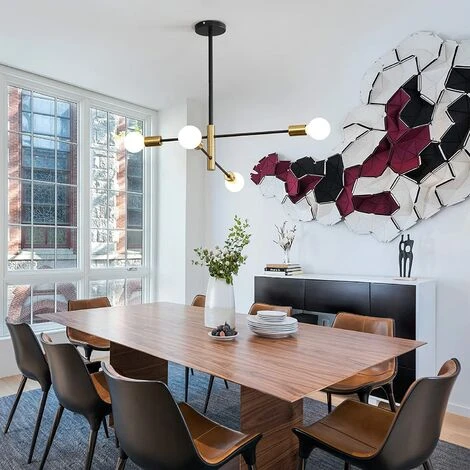 Nouveau ✨ GOECO Suspension Luminaire LED, Lustre Industriel Rétro Noirs E27, Plafonnier à Angle Réglable à 180 °, Lumières Vintage Pour Salon Cuisine Chambre Salle à Manger (Ampoule Non Incluse) 🎉 3 Nouveau ✨ GOECO Suspension Luminaire LED, Lustre Industriel Rétro Noirs E27, Plafonnier à Angle Réglable à 180 °, Lumières Vintage Pour Salon Cuisine Chambre Salle à Manger (Ampoule Non Incluse) 🎉 – Image 3