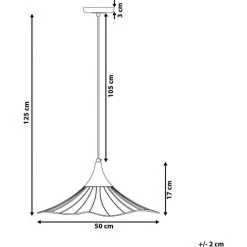 Bon marché 👏 BELIANI Lampe Suspension En Métal Cuivré - Cuivré 🥰 -Suspension Soldes 5501918 3