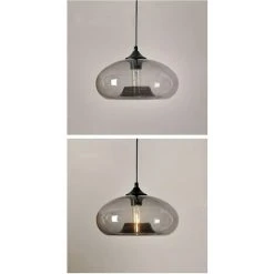 Offres 😀 GOECO Suspension Luminaire Industriel Vintage LOFT E27 Lustre Plafonniers Avec Placage Miroir Gris Abat-Jour, Verre Lampe De Salle à Manger Cuisine Salon Chambre 🧨 8 Offres 😀 GOECO Suspension Luminaire Industriel Vintage LOFT E27 Lustre Plafonniers Avec Placage Miroir Gris Abat-Jour, Verre Lampe De Salle à Manger Cuisine Salon Chambre 🧨 -Suspension Soldes 55269891 4