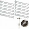 Grosses soldes ⭐ Plaque De Suspension Pour Plafonnier, 10pcs Support De Lustre 115mm Plaque De Fixation Pour Lustre Luminaire Suspendu Accessoires Plafonnier Plaque De Base Plaques De Lampe De Plafond，Starlight 🥰