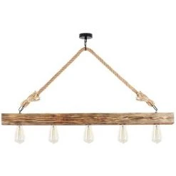 Les meilleures critiques de ✔️ OZAIA Suspension En Bois EREBOS - L. 100 X H. 53 Cm - Coloris Naturel - Naturel Clair ✔️ -Suspension Soldes 55885214 2