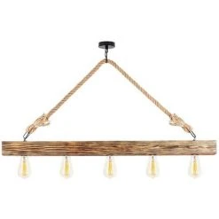 Les meilleures critiques de ✔️ OZAIA Suspension En Bois EREBOS - L. 100 X H. 53 Cm - Coloris Naturel - Naturel Clair ✔️ -Suspension Soldes 55885214 3