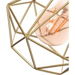 Offres 😉 STOEX Suspension Luminaire Industrielle Vintage, Réglable Lustre Plafonnier Métal Câble Réglable Pour Salon Restaurant Chambre Cuisine Couloir, E27 Or 🛒 -Suspension Soldes 55909670 3