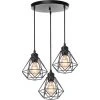 Acheter 💯 STOEX Suspension Luminaire Industrielle Vintage, Réglable Lustre Plafonnier Métal Câble Réglable Pour Salon Restaurant Chambre Cuisine Couloir, E27 Noir 😉