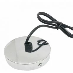 Tout neuf 👍 Suspension Ampoule E27 Chromé Cylindrique ARGENT - Argent - SILUMEN 🥰 -Suspension Soldes 56325753 3