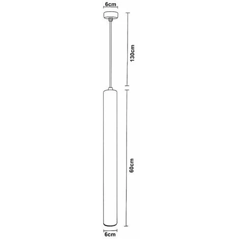 Sortie ✔️ Luminaire Suspendu GU10 IP20 60cm Blanc - Blanc - SILUMEN 🎁 4 Sortie ✔️ Luminaire Suspendu GU10 IP20 60cm Blanc - Blanc - SILUMEN 🎁 – Image 4