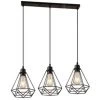 Le moins cher 🧨 AXHUP Lustre Suspension 3 Lumieres En Metal E27 20,5cm 3 Lumière Noir 🎁