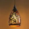 Acheter ⭐ COMELY Suspension Luminaire Industrielle En Métal Creux Sculpté, Rétro Lustre Industriel Lampe De Plafond Vintage Noir E27 Abat-jour Lampe Cage Pour Salon Chambre Salle à Manger Cuisine Restaurant 🔔