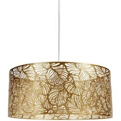 Offres 🥰 OSTARIA Suspension Métal Ajouré Doré Calathéa D35 - Or ❤️