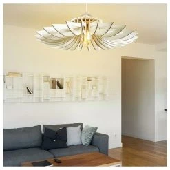 Vente flash 🔔 OZAIA Suspension Ajourée En MDF - D. 68 X H. 50 Cm - Blanc - FARITA 🔥 -Suspension Soldes 58261185 4