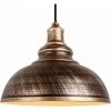 Coupon 💯 STOEX Lustre Suspension Industrielle Vintage E27 290mm Lampe Plafonniers Retro Abat-jour Pour Cuisine Salle à Manger Salon Chambre Restaurant Bronze ✔️