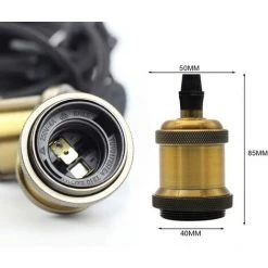 Top 10 👏 FR-LIFE Plafonnier Araignée E27 Suspension,BR-Vie 3 Têtes Suspension Lampe Plafonnier Industriel Avec Câble Réglable Pour Cuisine Salle à Manger [Classe énergétique A+++] 😉 -Suspension Soldes 58701628 5