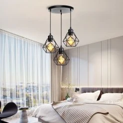 Promo 🛒 STOEX Lustre Suspension Industrielle Vintage 3 Lumières Design Rétro Lampe E27 Pour Salon Chambre Cuisine Salle à Manger Noir Avec Support Barre ❤️ 7 Promo 🛒 STOEX Lustre Suspension Industrielle Vintage 3 Lumières Design Rétro Lampe E27 Pour Salon Chambre Cuisine Salle à Manger Noir Avec Support Barre ❤️ -Suspension Soldes 58819825 3