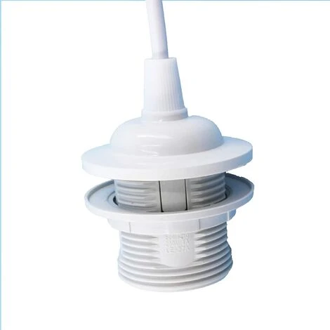 Nouveau ✨ BARES E27 Porte Lampe Suspension, E27 Pendentif Lampes Suspendues Accessoires, E27 Lampe Suspendue Accessoires Avec 1m Câble, Pour Bar, Café, Magasin De Vêtements, Maison, Hôtel (Blanc) ✨ 4 Nouveau ✨ BARES E27 Porte Lampe Suspension, E27 Pendentif Lampes Suspendues Accessoires, E27 Lampe Suspendue Accessoires Avec 1m Câble, Pour Bar, Café, Magasin De Vêtements, Maison, Hôtel (Blanc) ✨ – Image 4