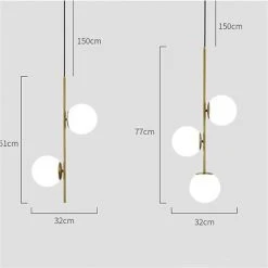 Acheter 🛒 ZOLGINAH Suspension à 3 Lumières Globe En Verre Blanc, Verre Blanc & Matel Doré Lampe Suspendue Lustre Plafonnier (3 Voies) ✔️ 8 Acheter 🛒 ZOLGINAH Suspension à 3 Lumières Globe En Verre Blanc, Verre Blanc & Matel Doré Lampe Suspendue Lustre Plafonnier (3 Voies) ✔️ -Suspension Soldes 59345126 4